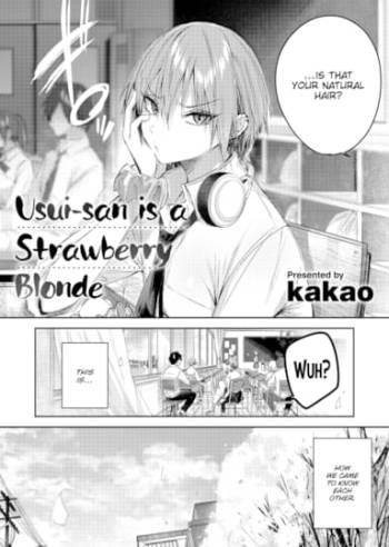 Usui-san is a Strawberry Blonde